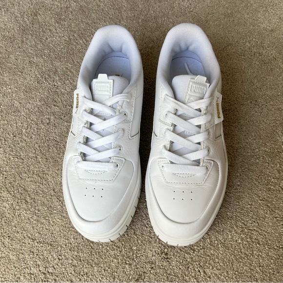 Puma Cali Dream White Platform Sneakers - Picture 4 of 7